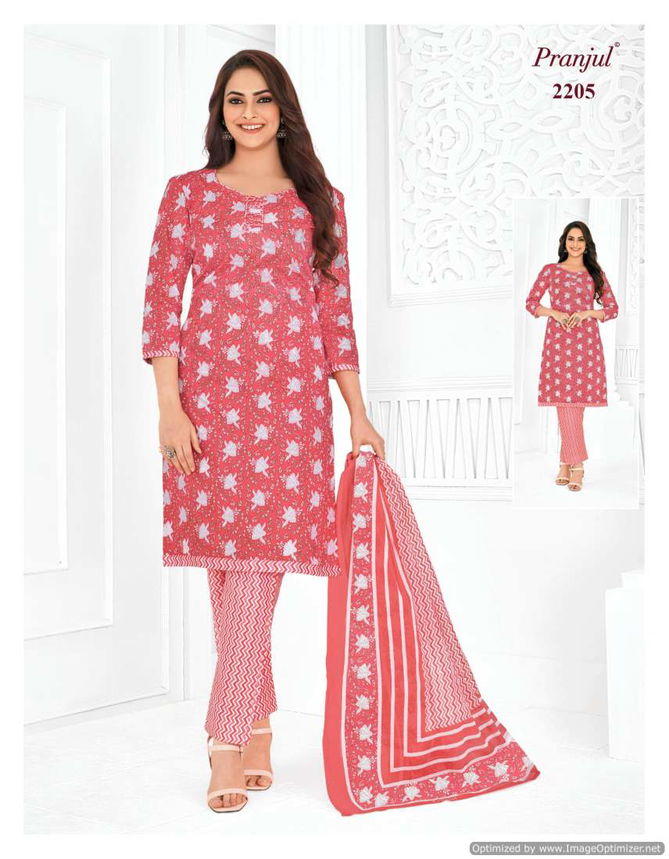 Priyanka Vol 22 By Pranjul Printed Cotton Dress Material Wholesale Price In Surat